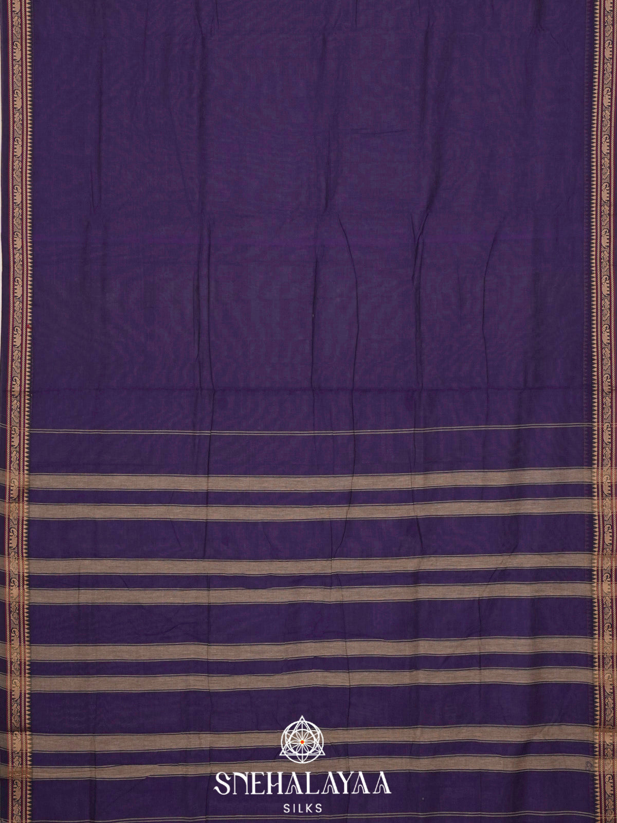 Indigo Narayanpet Cotton Saree