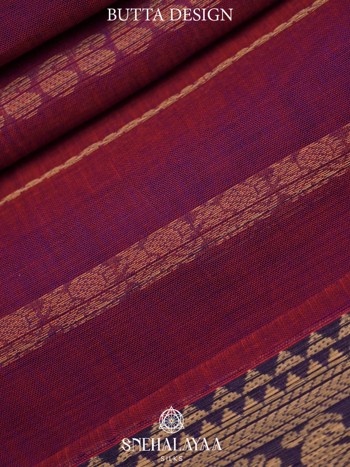 Magenta Narayanpet Cotton Saree