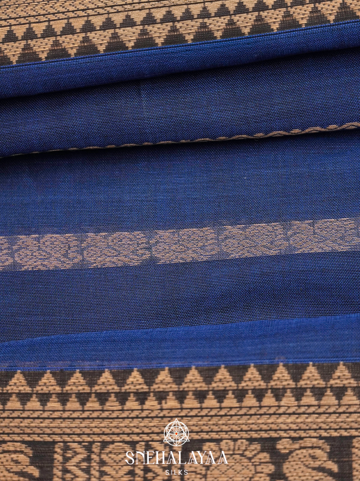 Blue Narayanpet Cotton Saree