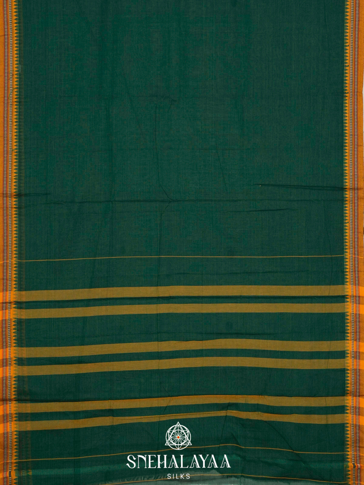 Green Narayanpet Cotton Saree