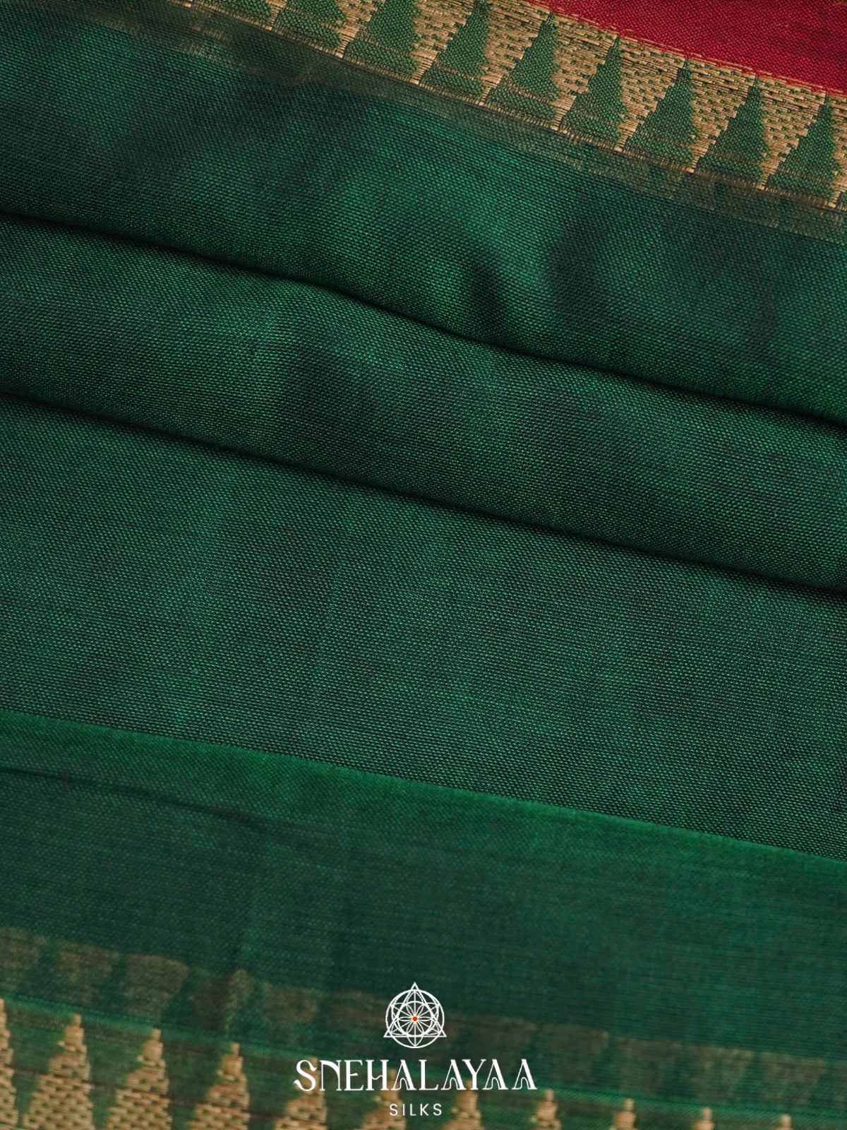 Green Narayanpet Cotton Saree