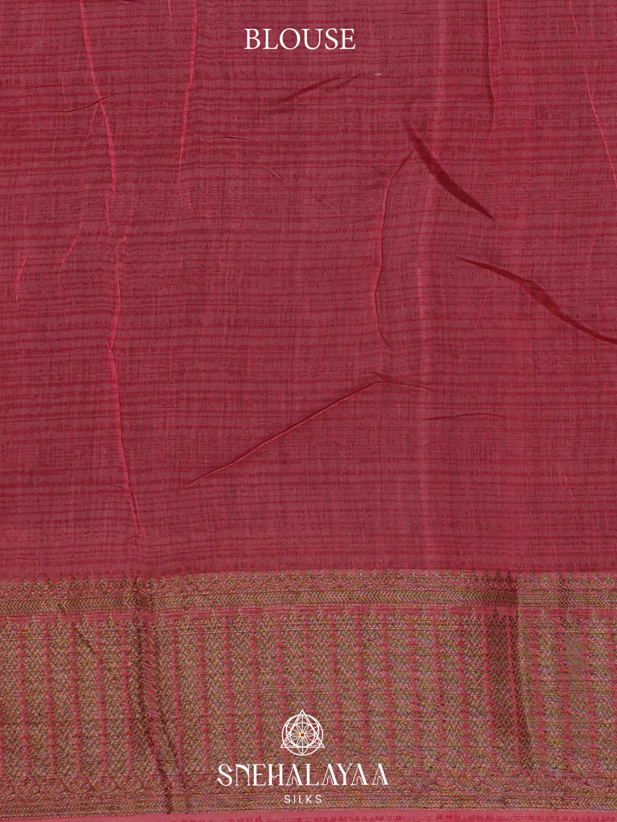 Dark Plum Chanderi Saree with Rich Zari Border