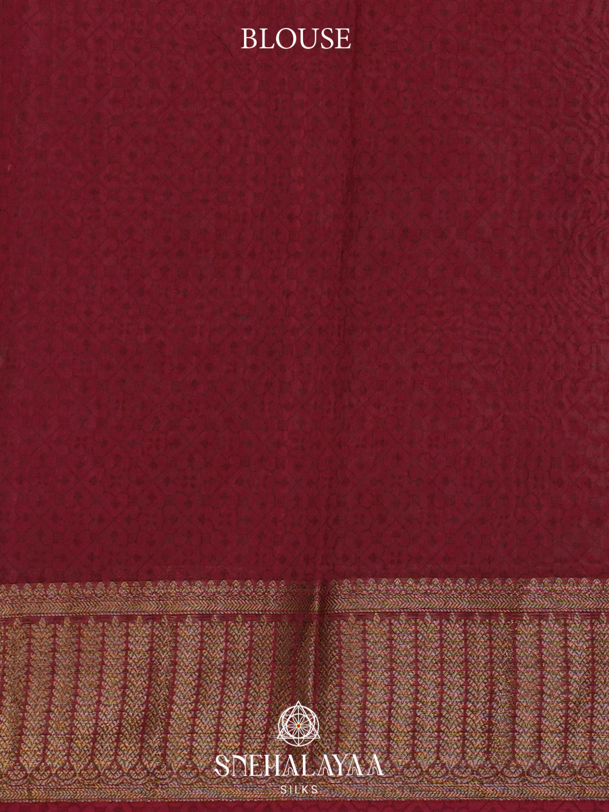 Wine Chanderi Saree with Rich Zari Border