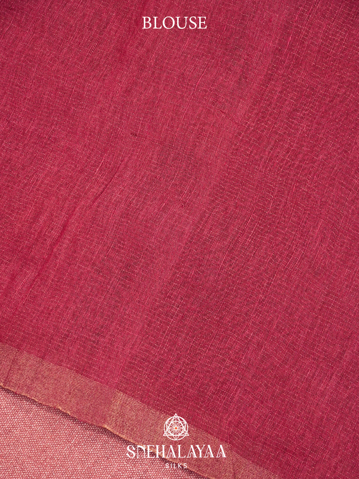 Pink Linen Saree