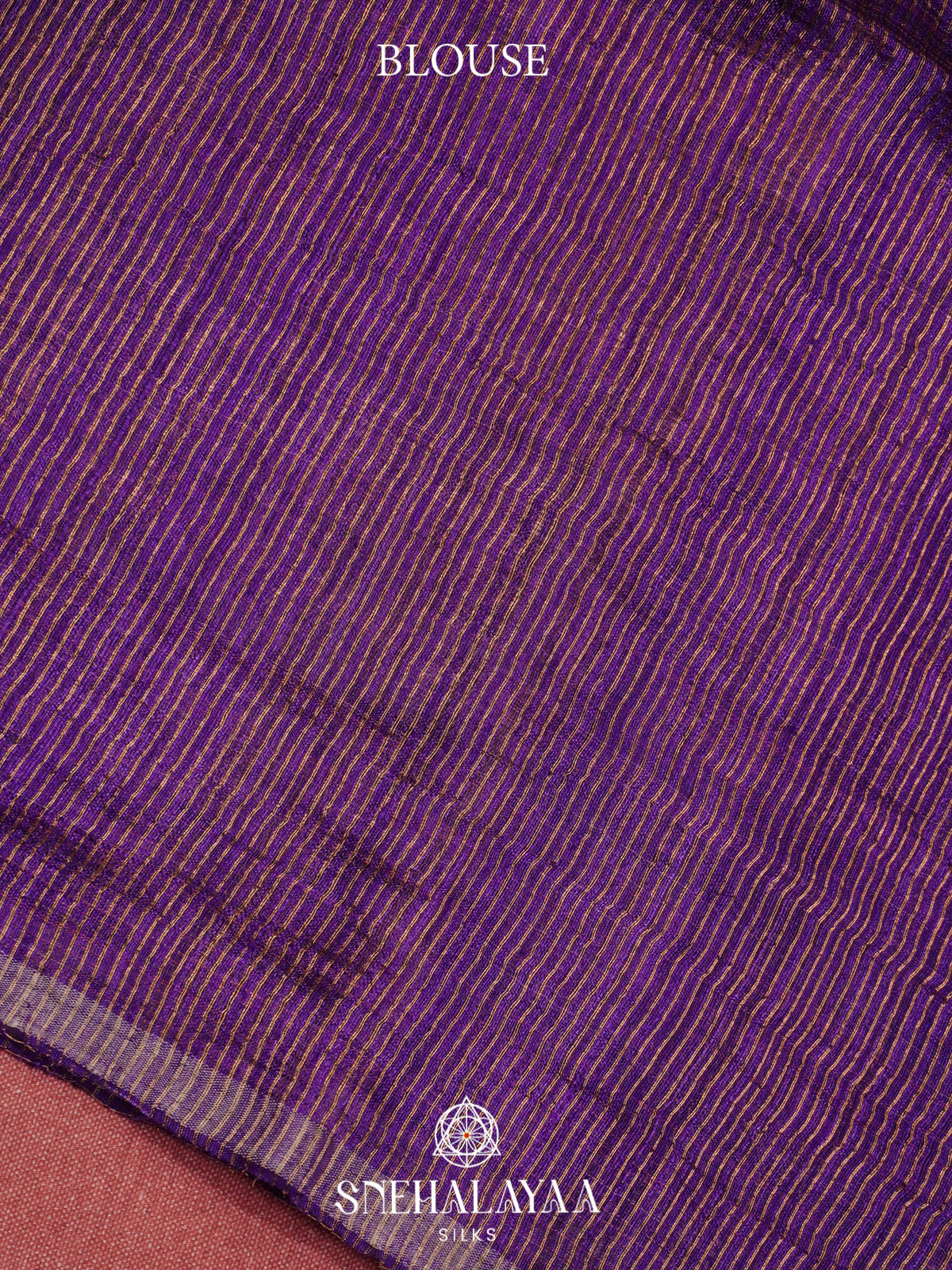 Violet Kora Silk Saree