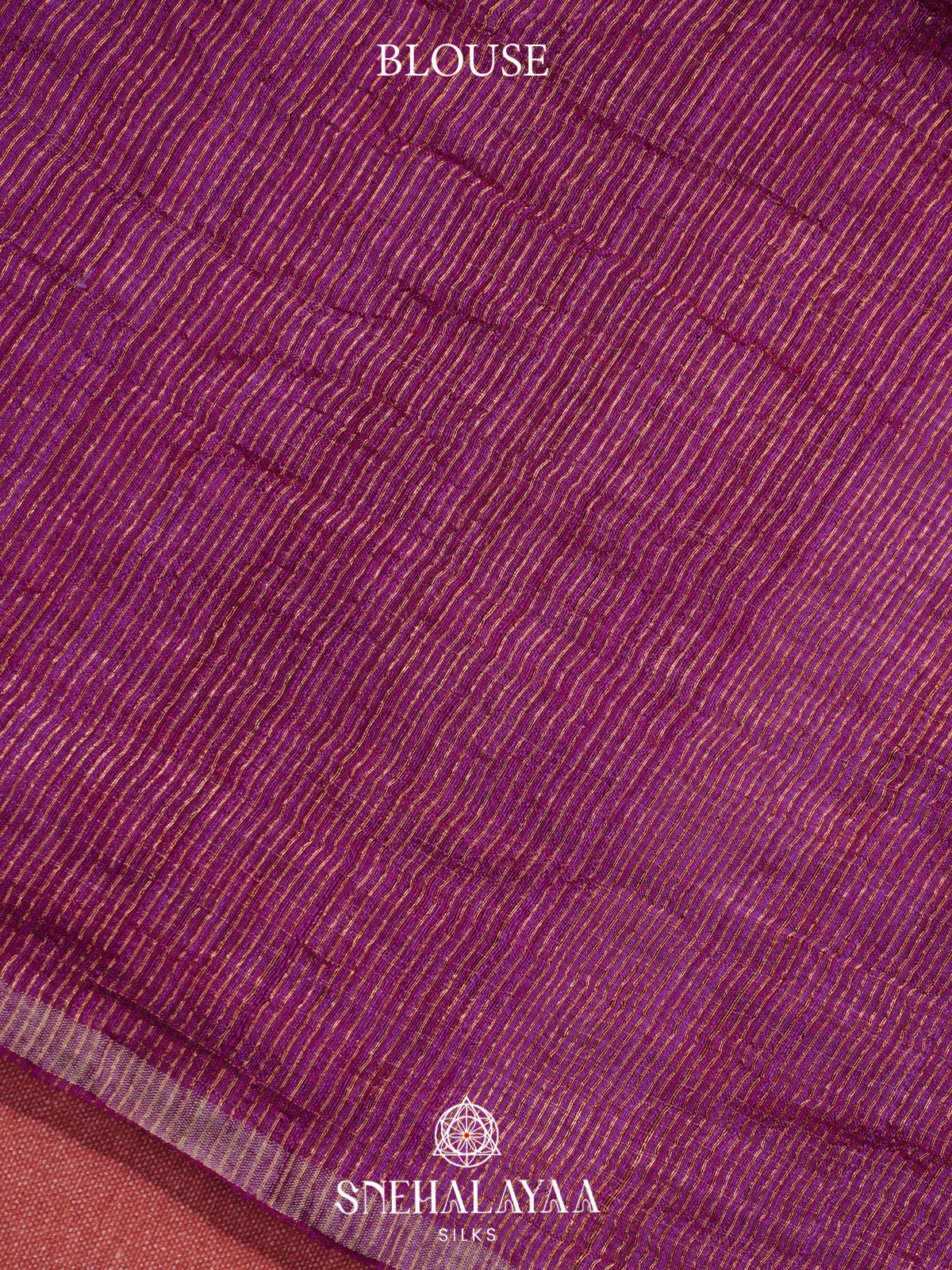 Royal Purple Kora Silk Saree