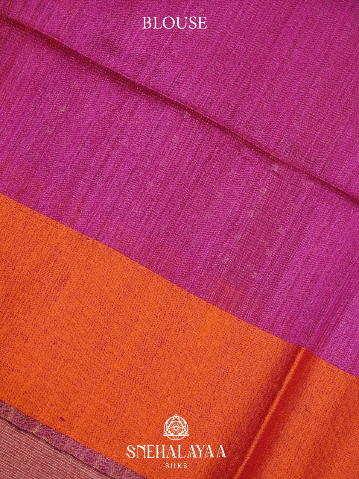 Magenta Kora Silk Saree