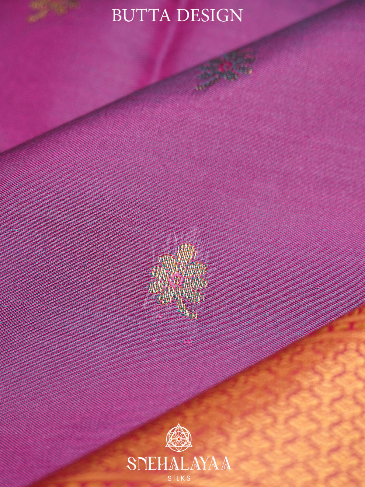 Magenta  Art Silk Saree