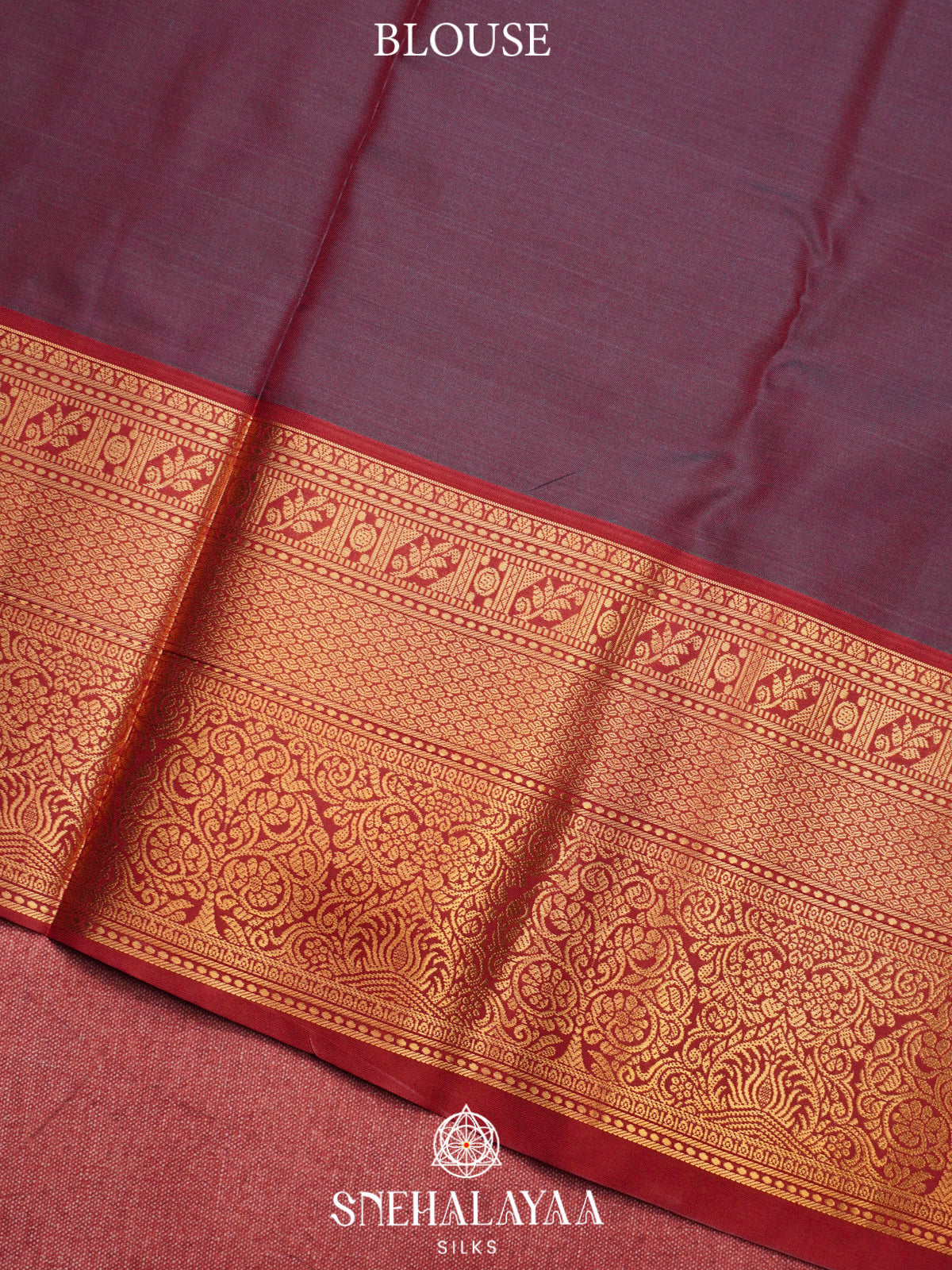 Magenta  Art Silk Saree