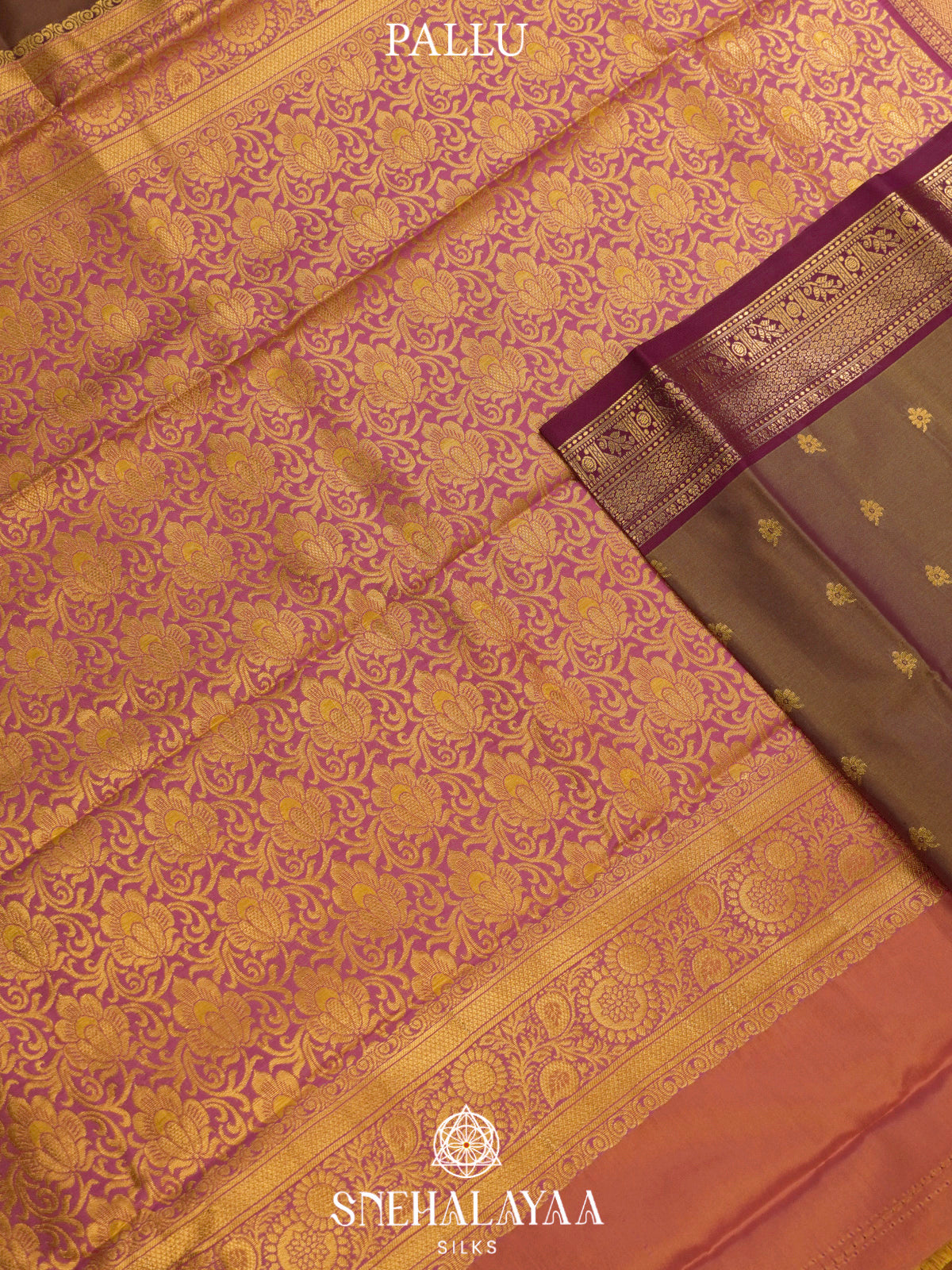Gold  Art Silk Saree