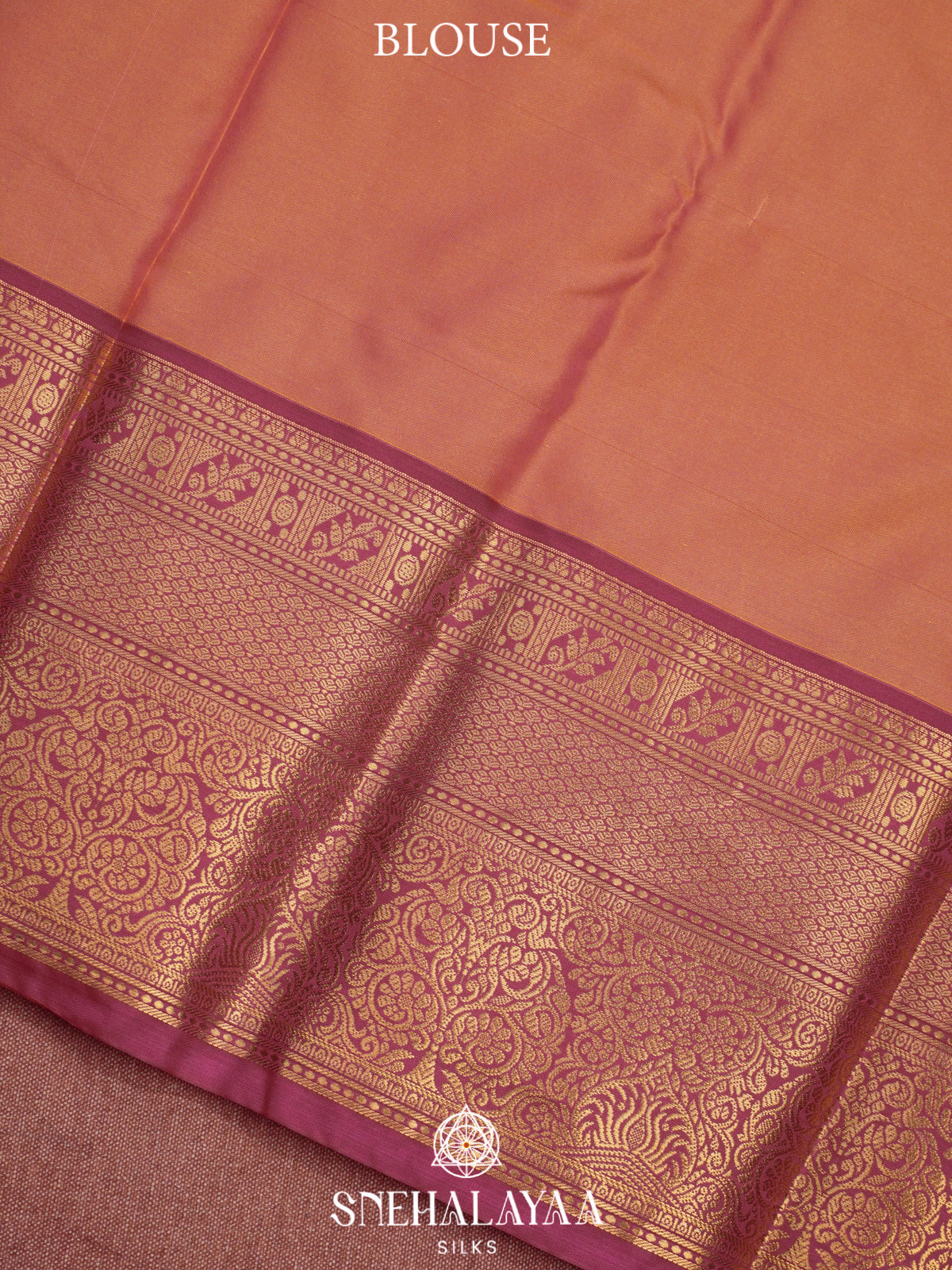 Gold  Art Silk Saree