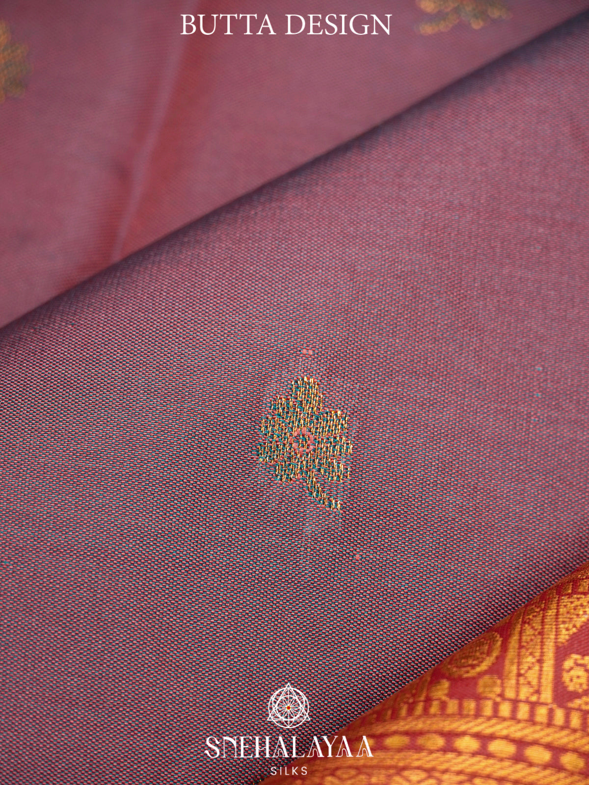 Plum  Art Silk Saree