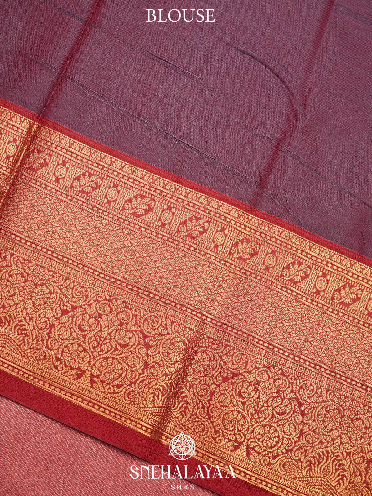 Plum  Art Silk Saree
