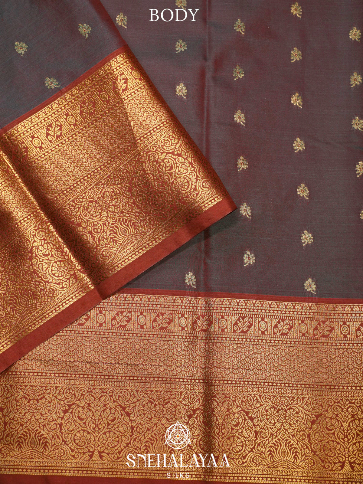 Coffee Brown  Art Silk Saree