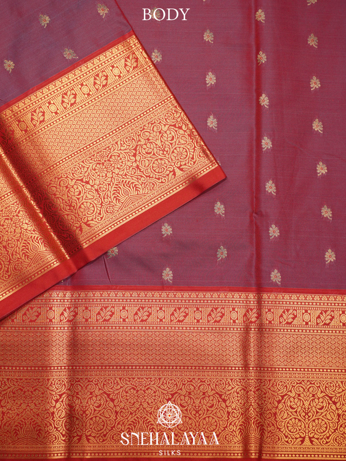 Maroon  Art Silk Saree