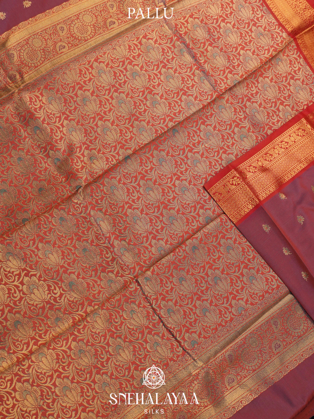 Maroon  Art Silk Saree