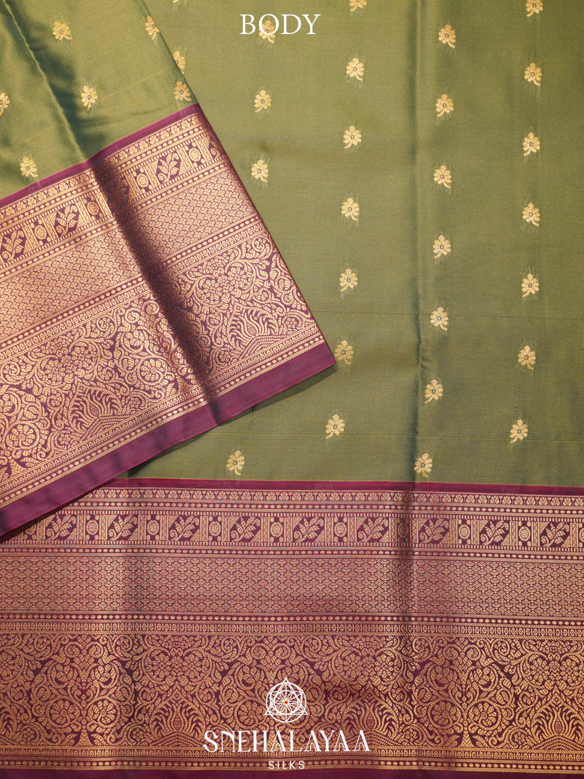 Green  Art Silk Saree