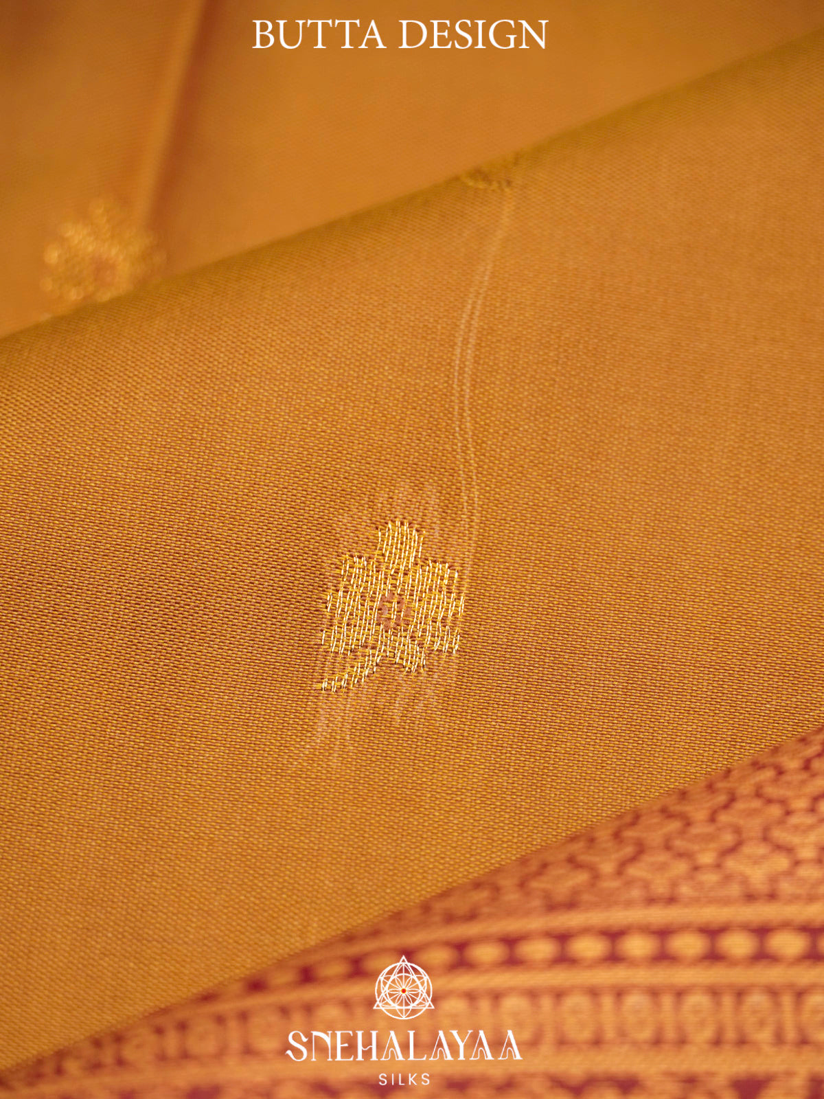 Mustard Yellow  Art Silk Saree
