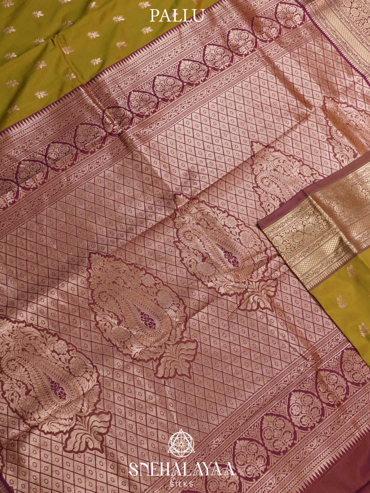 Olive Green  Art Silk Saree