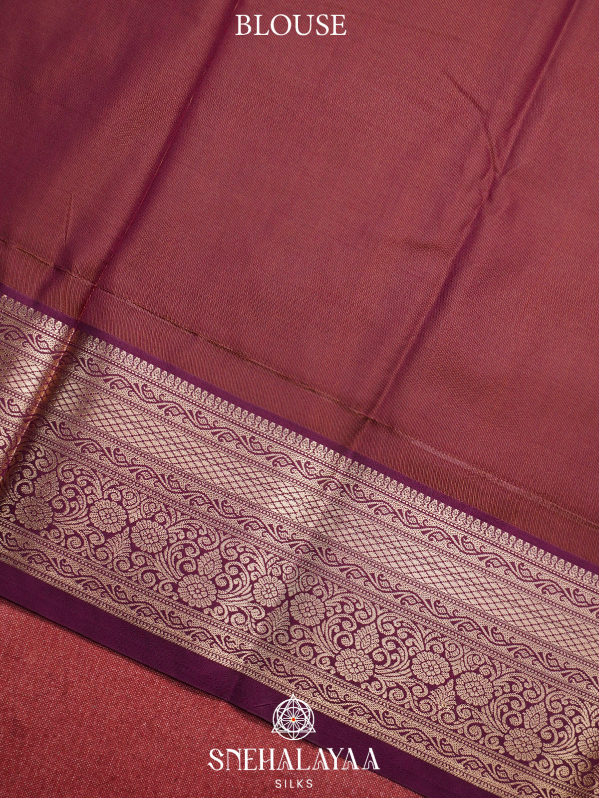Brown  Art Silk Saree
