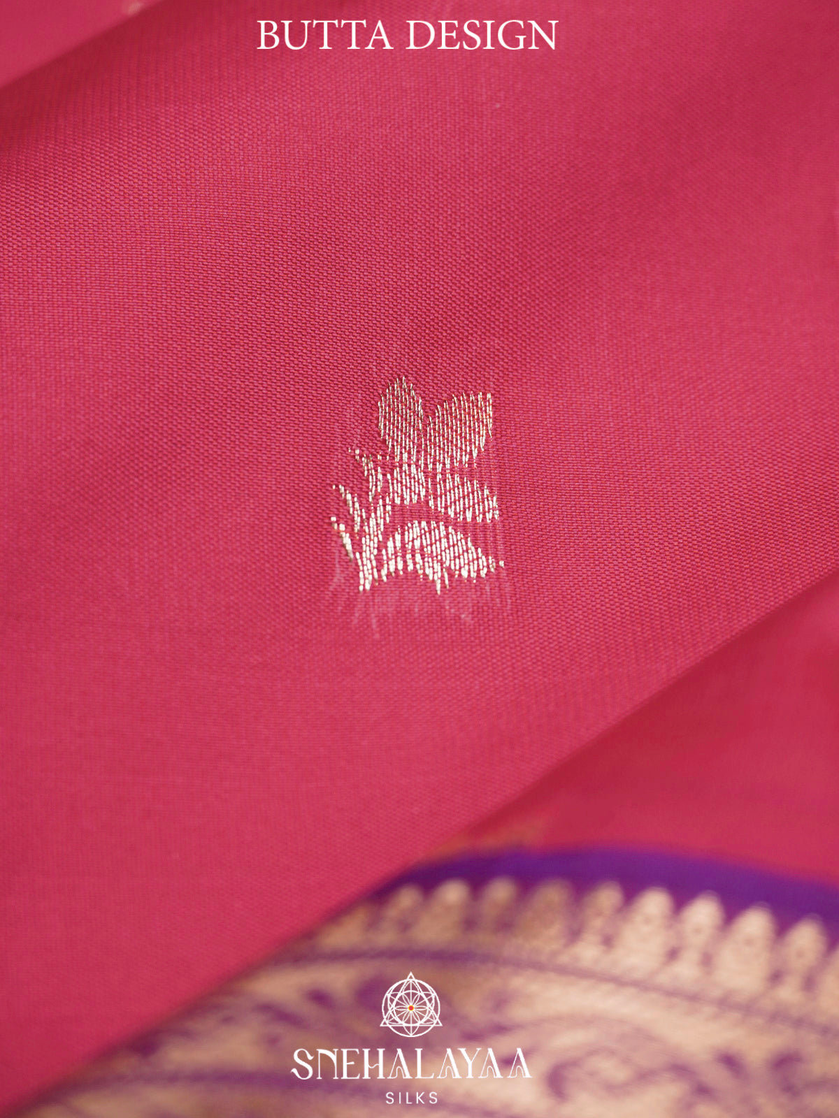 Pink  Art Silk Saree