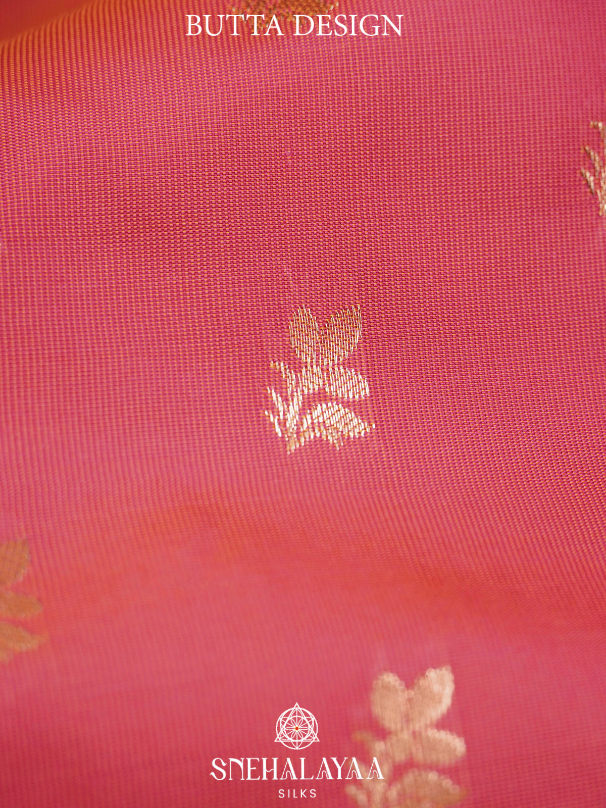Coral Peach  Art Silk Saree