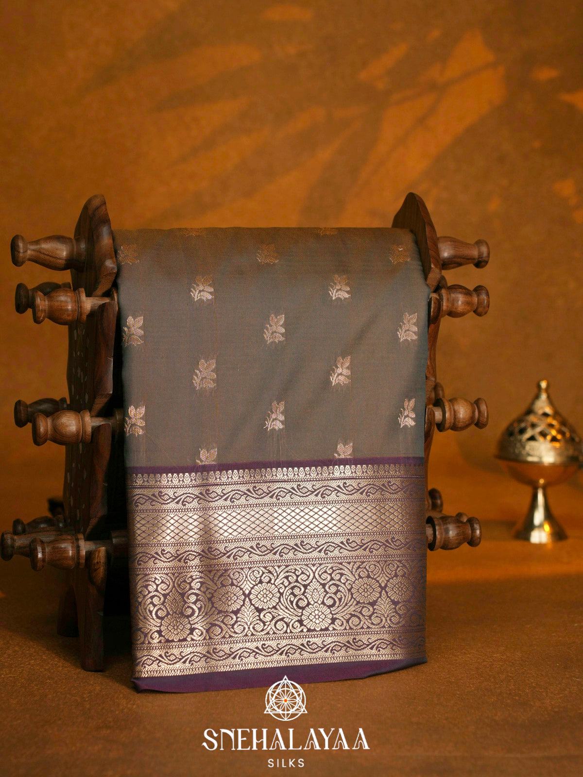 Moss Green  Art Silk Saree