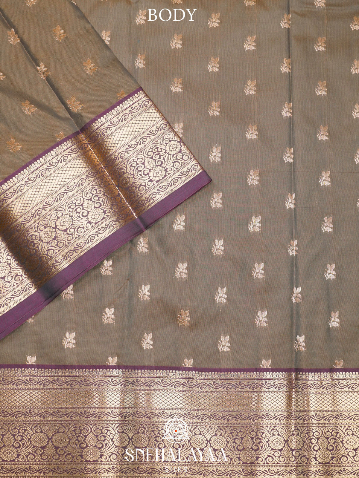 Moss Green  Art Silk Saree