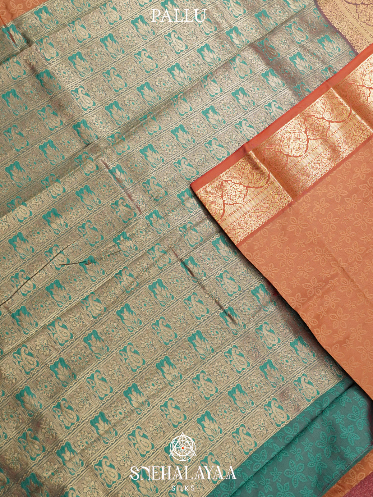 Orange  Art Silk Saree