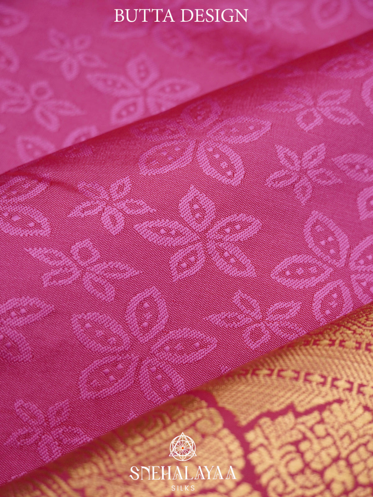 Pink  Art Silk Saree