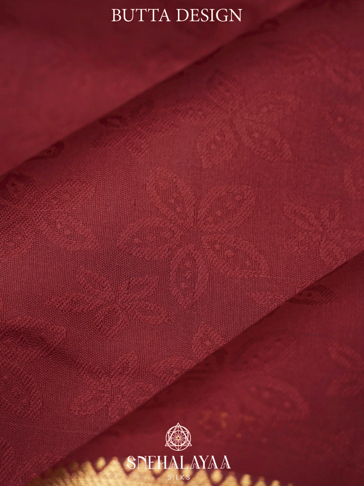 Maroon  Art Silk Saree