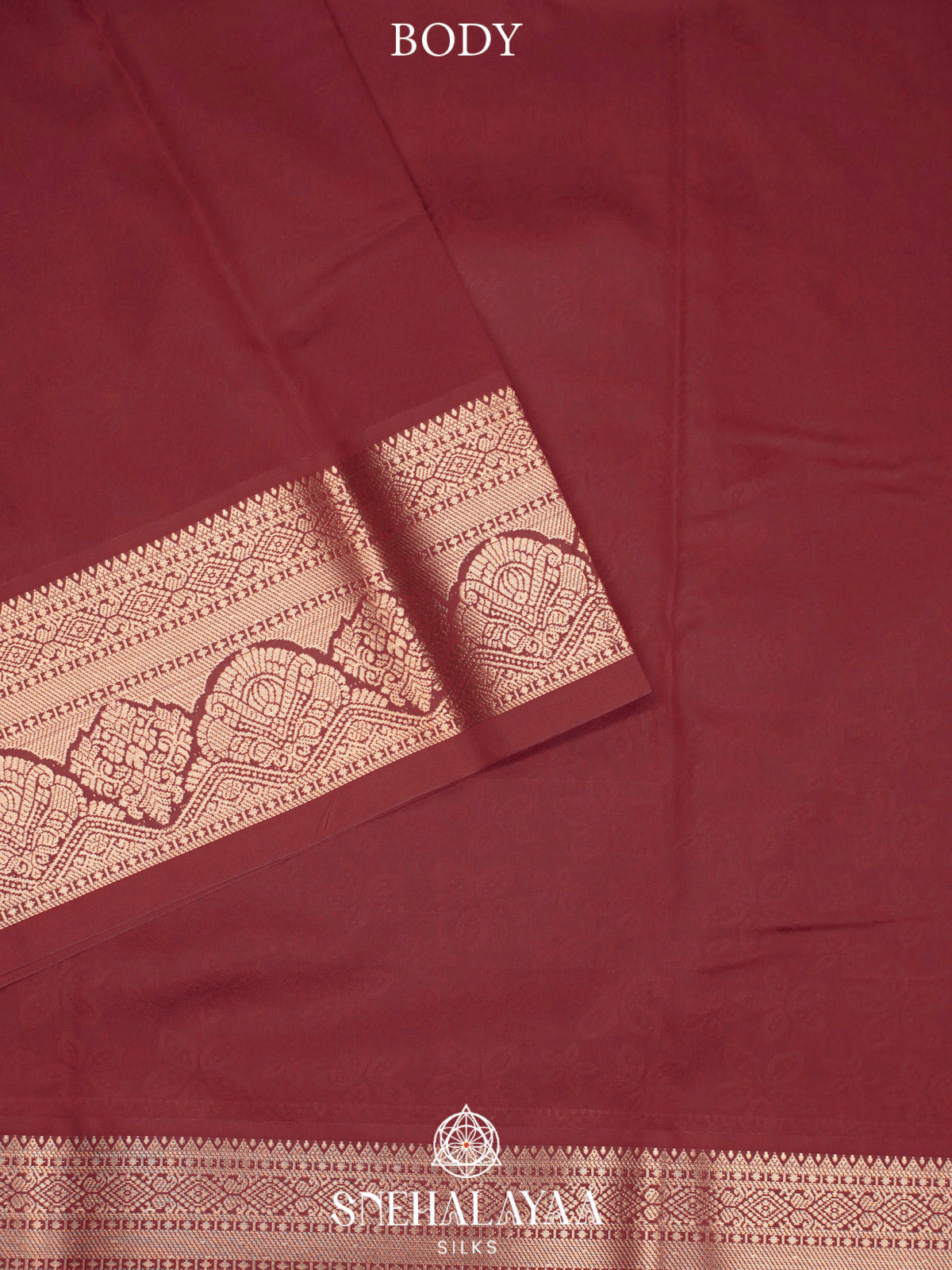 Maroon  Art Silk Saree