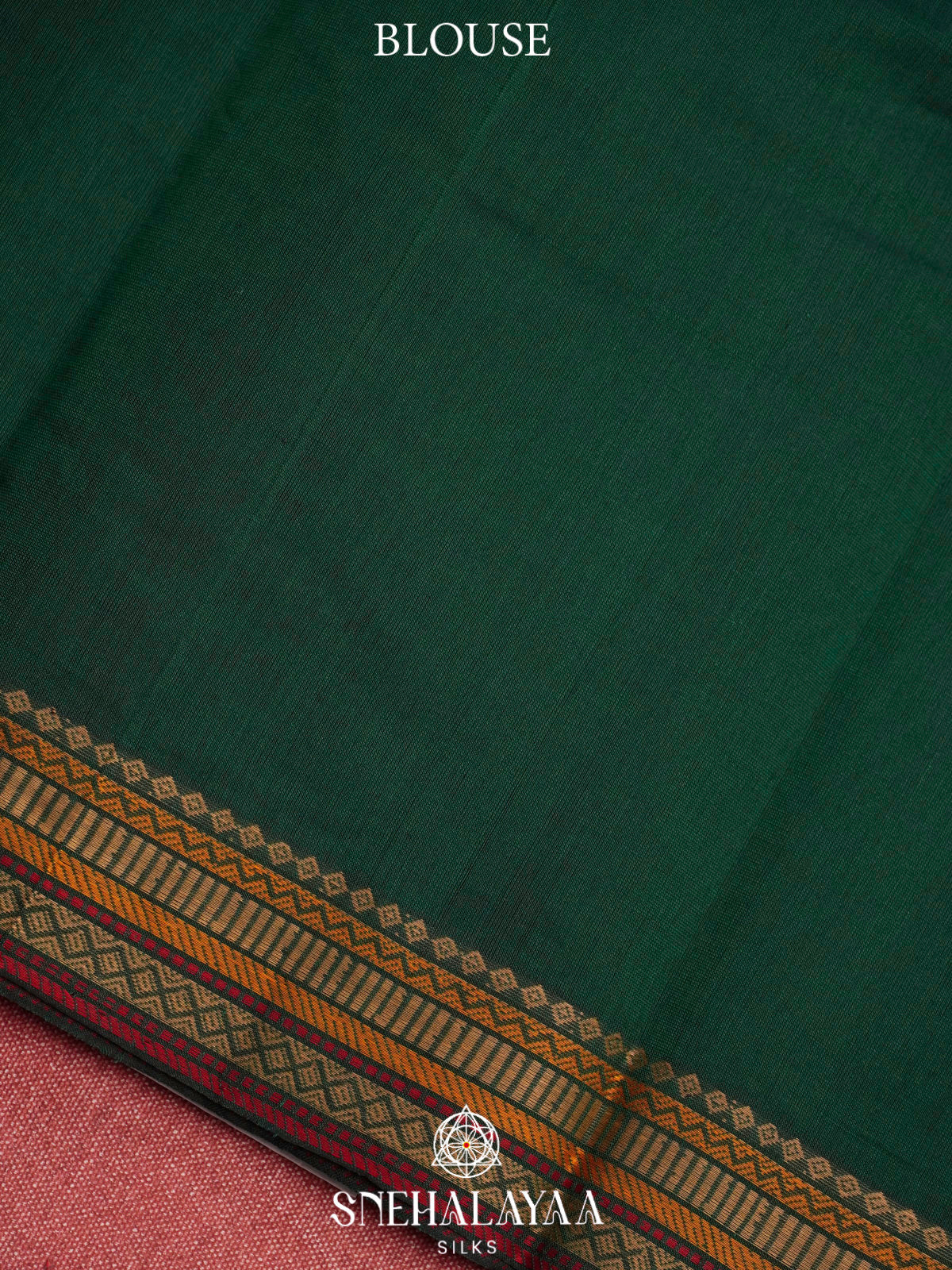 Forest Green  Kanchi Cotton Saree