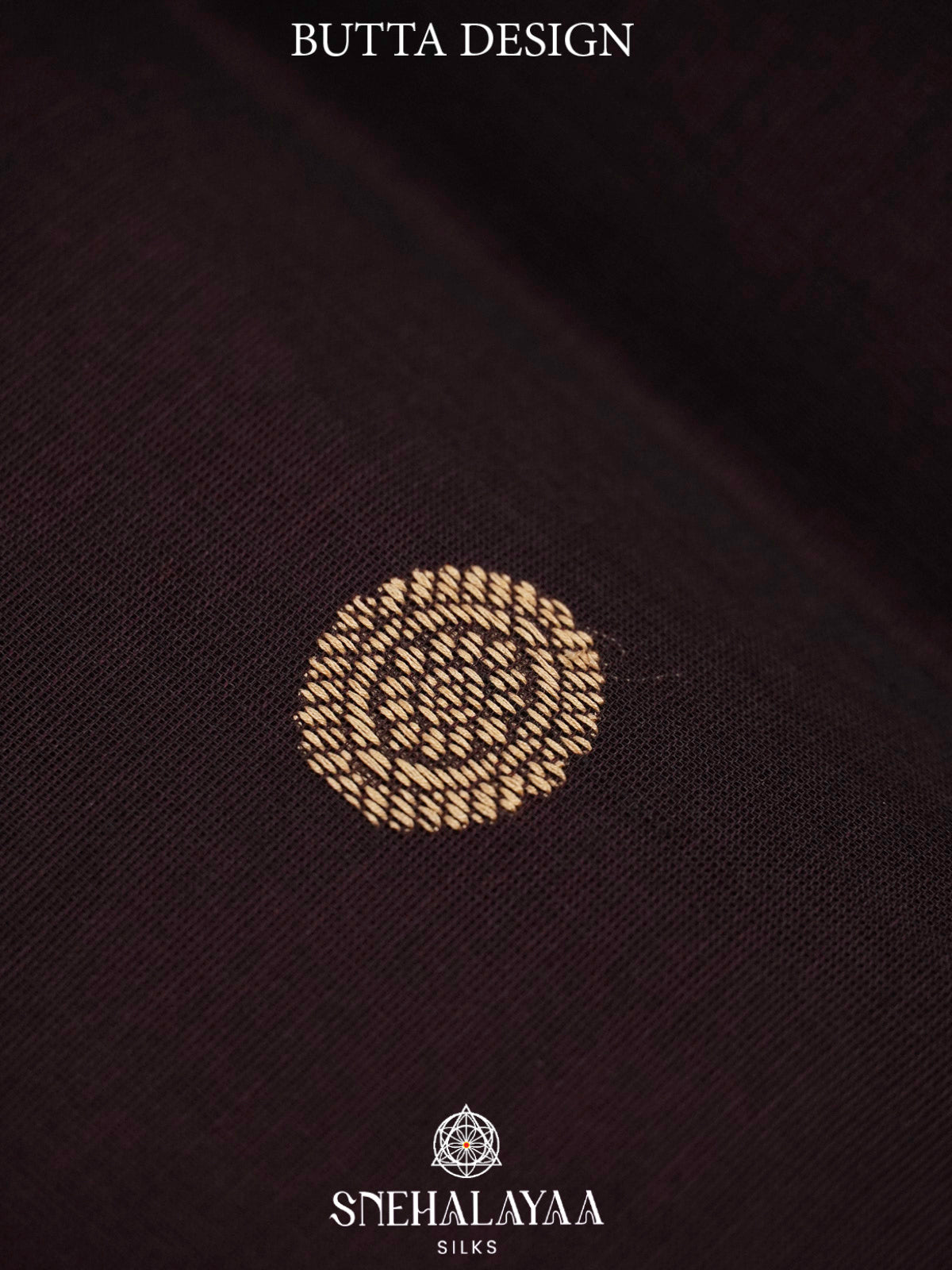 Chocolate Brown  Kanchi Cotton Saree