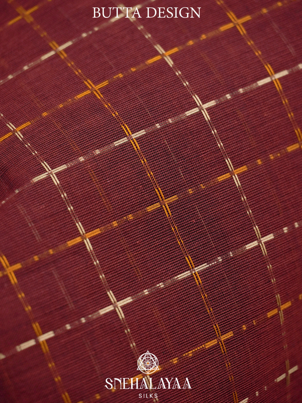 Maroon  Kanchi Cotton Saree