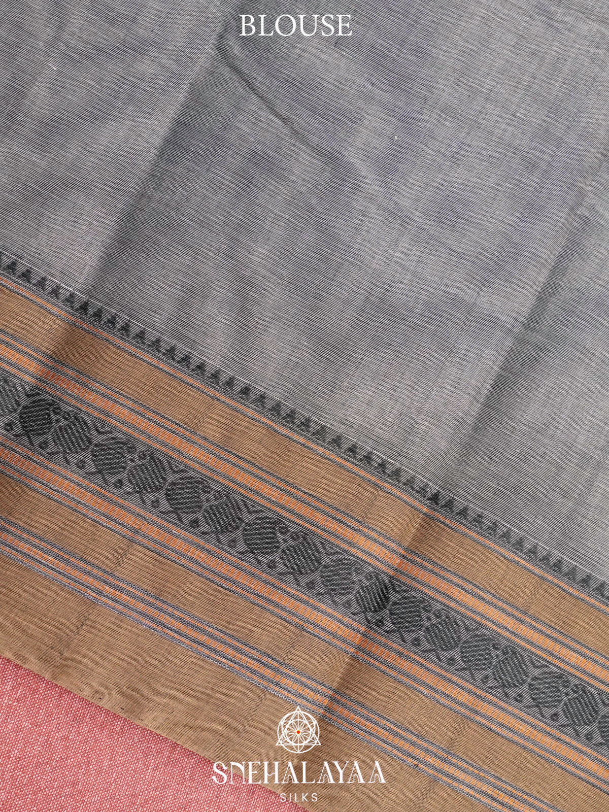 Grey  Kanchi Cotton Saree