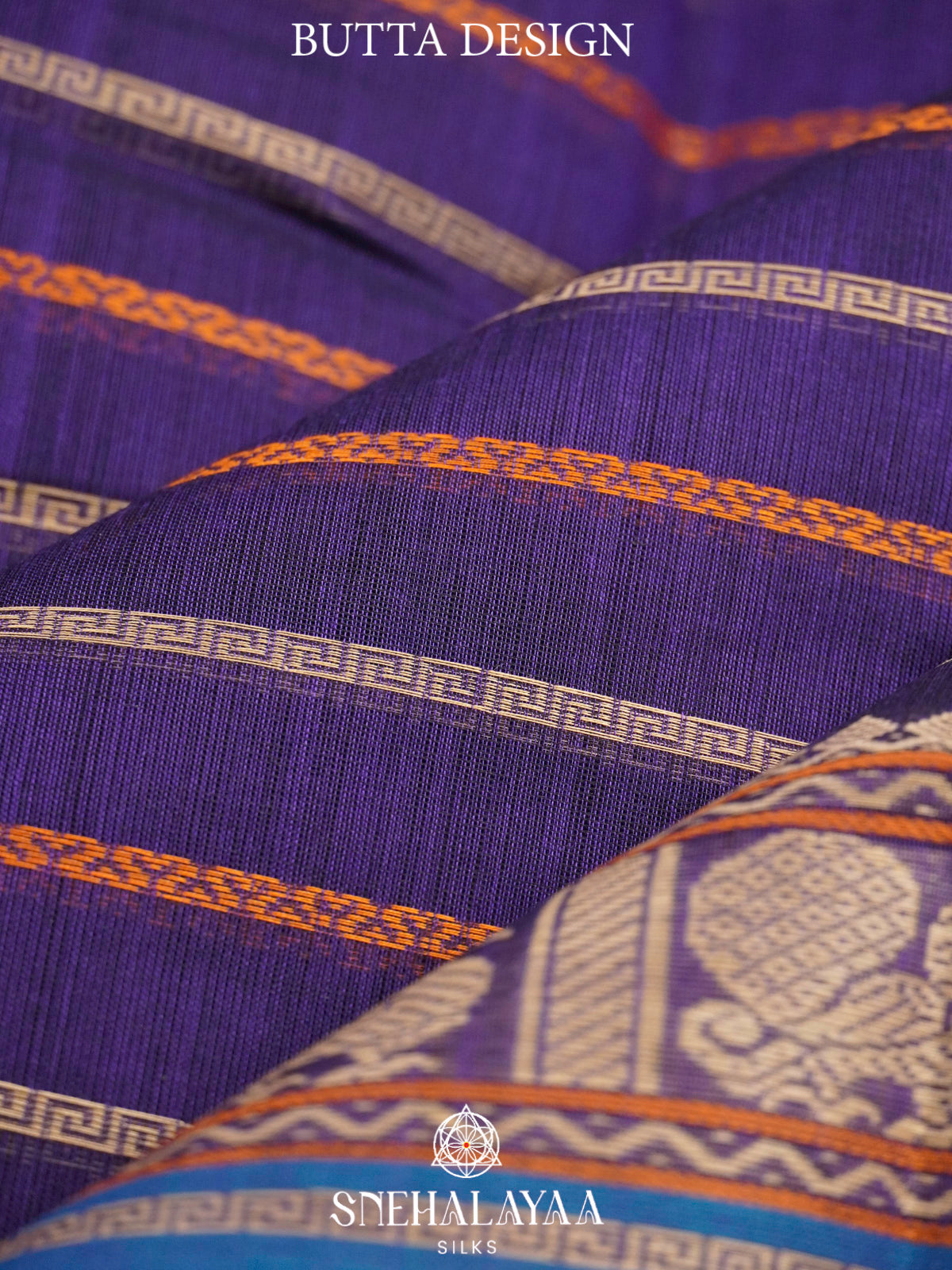 Purple  Kanchi Cotton Saree