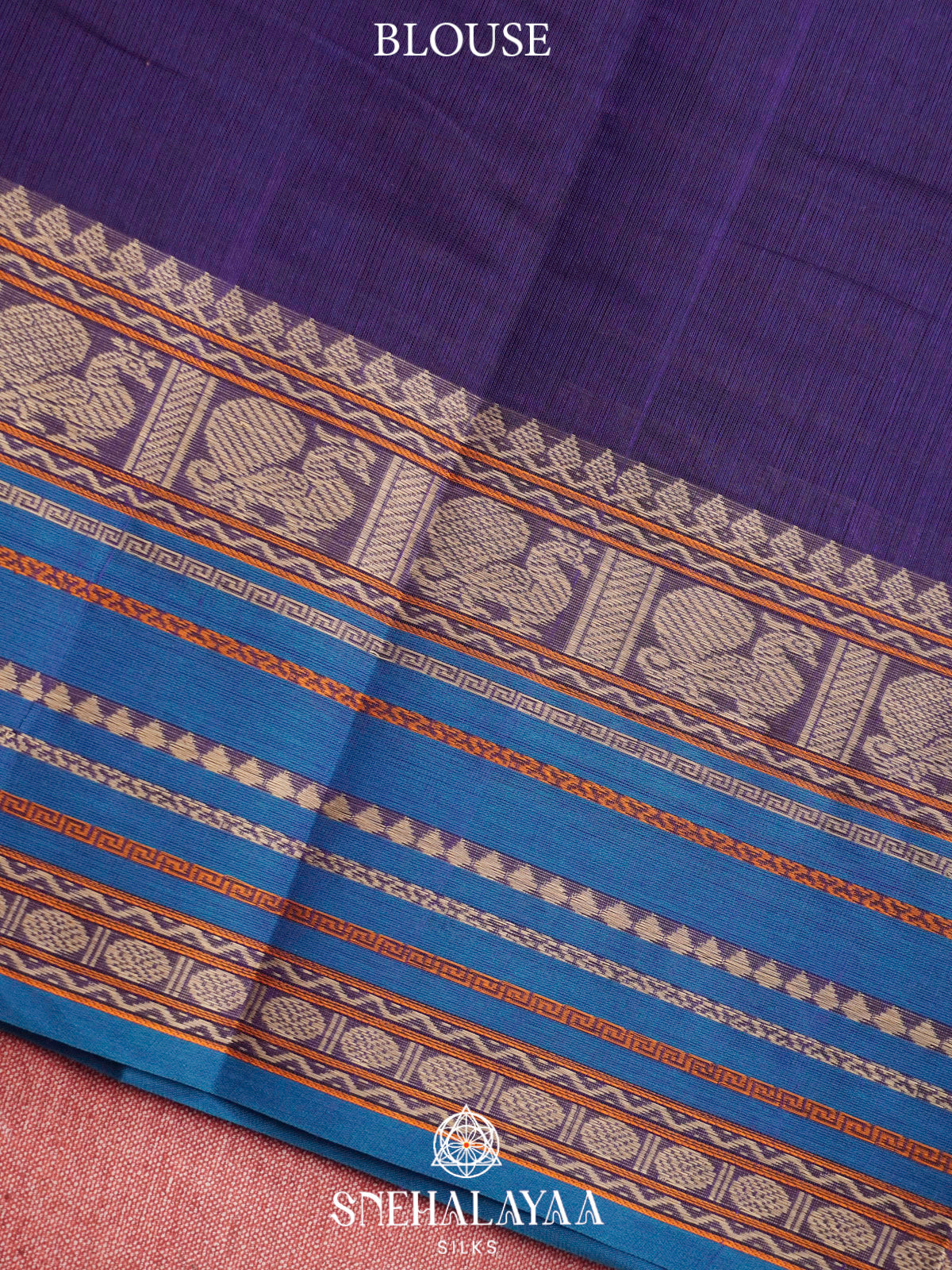Purple  Kanchi Cotton Saree