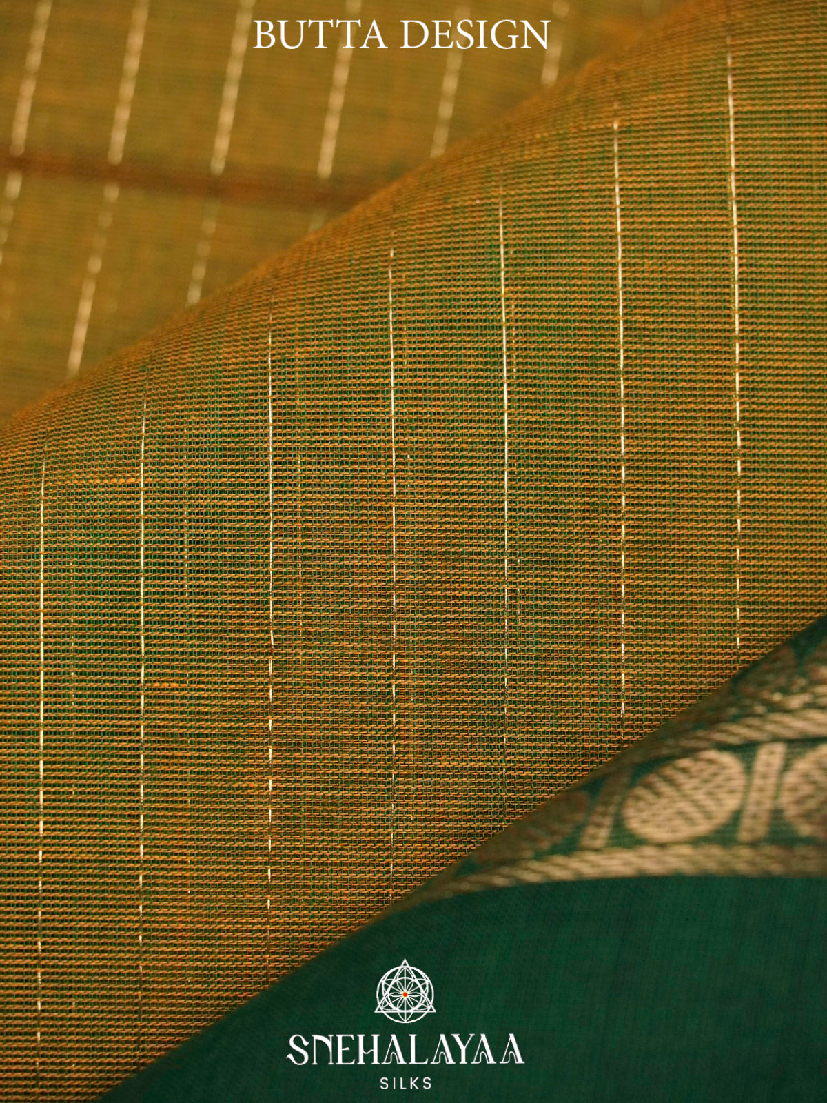Olive Green  Kanchi Cotton Saree