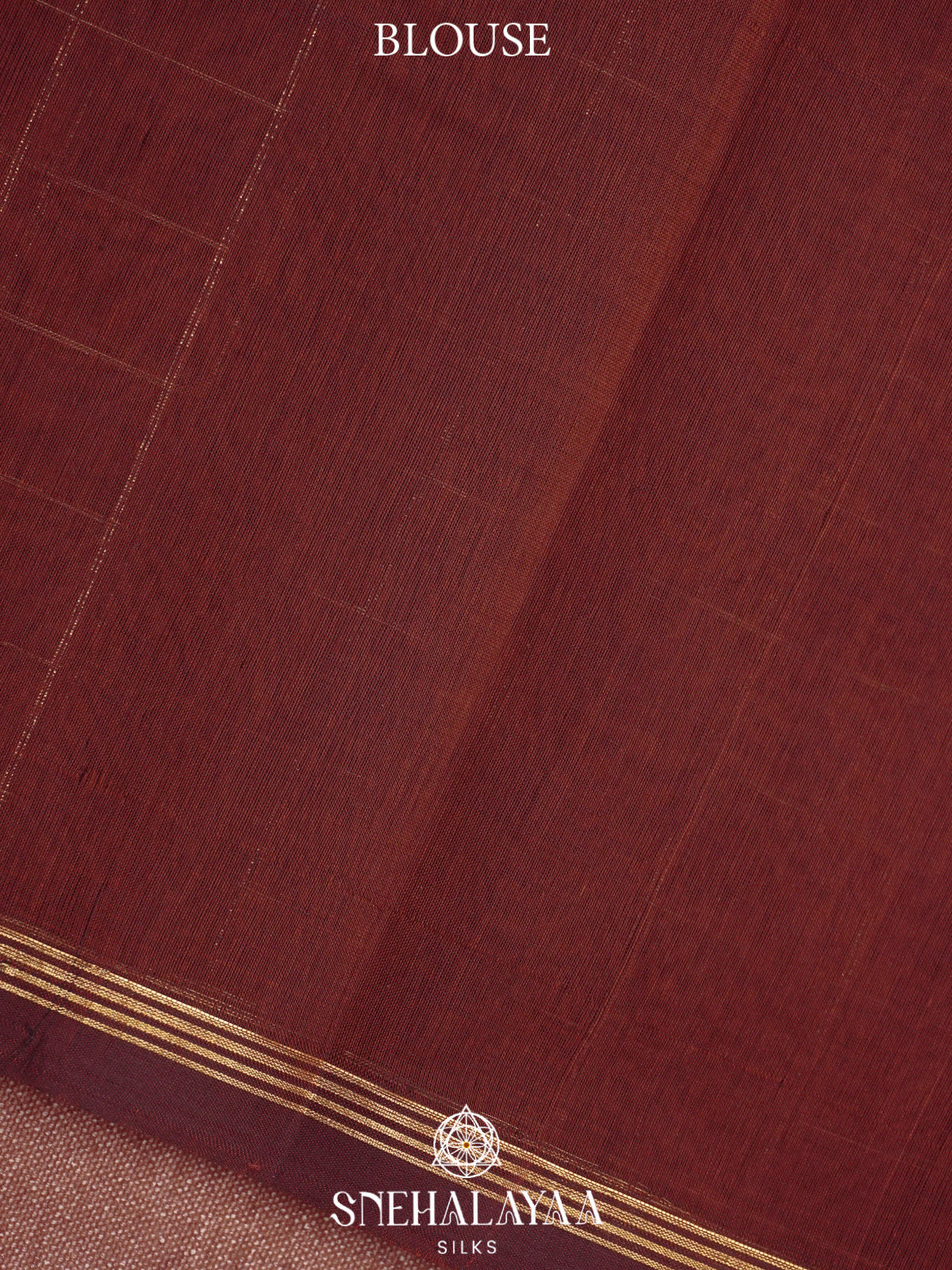 Maroon  Kanchi Cotton Saree