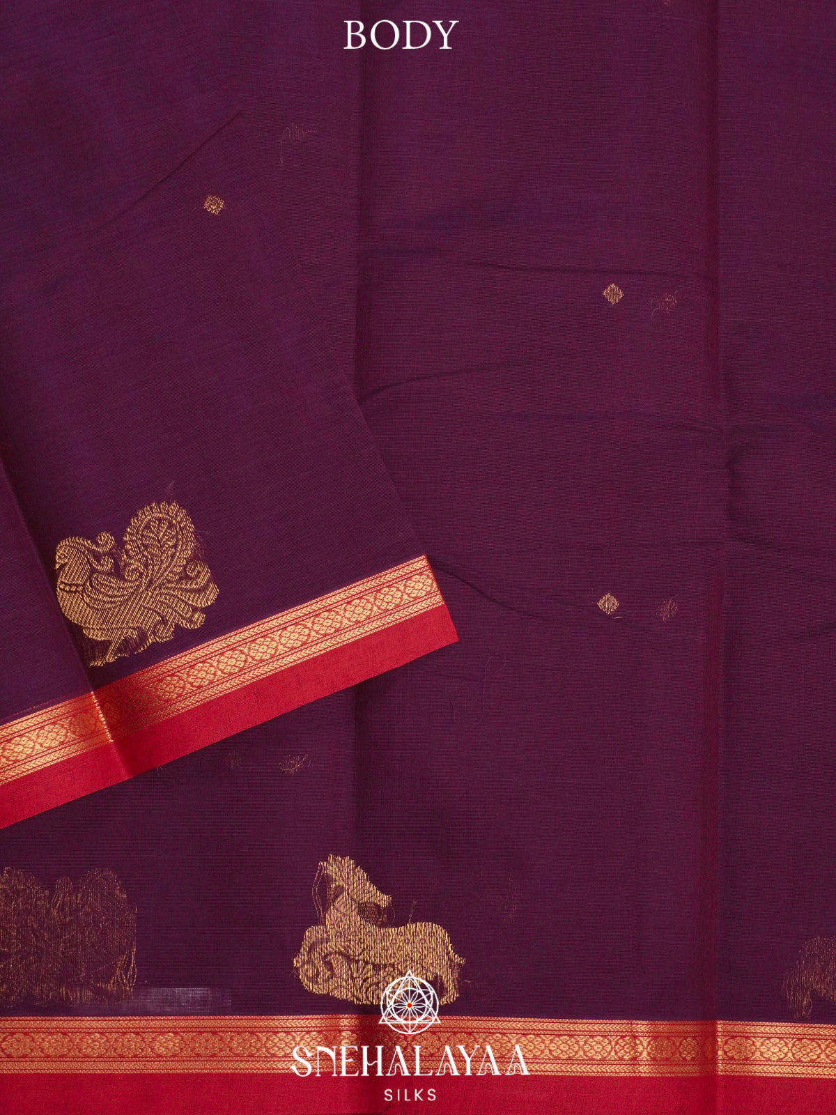 Magenta  Kanchi Cotton Saree
