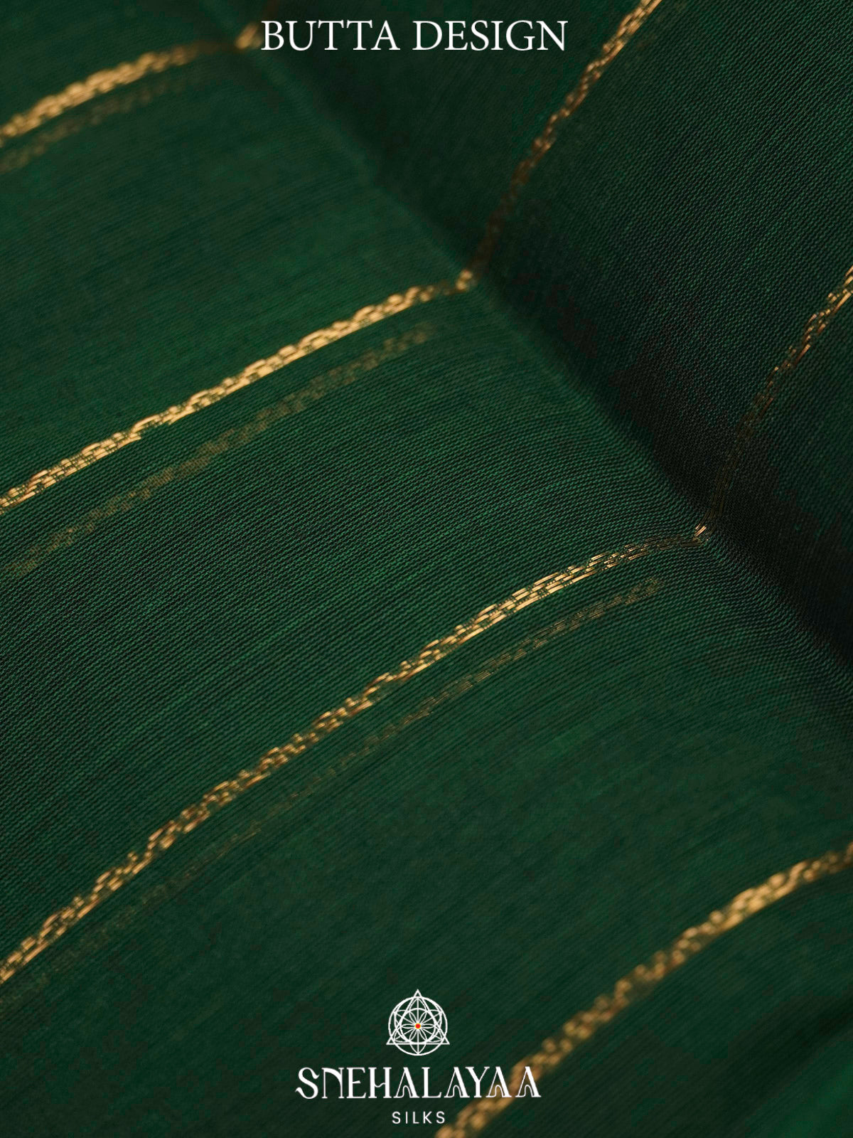 Bottle Green  Kanchi Cotton Saree