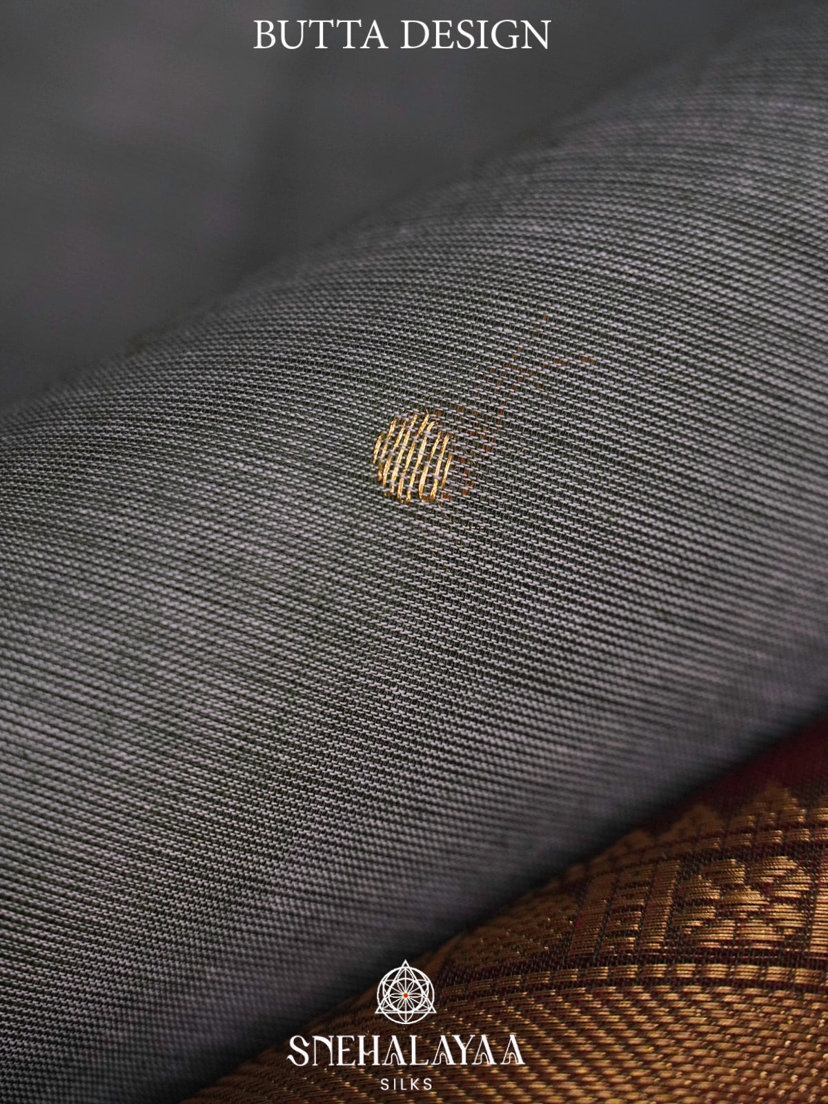 Grey  Kanchi Cotton Saree