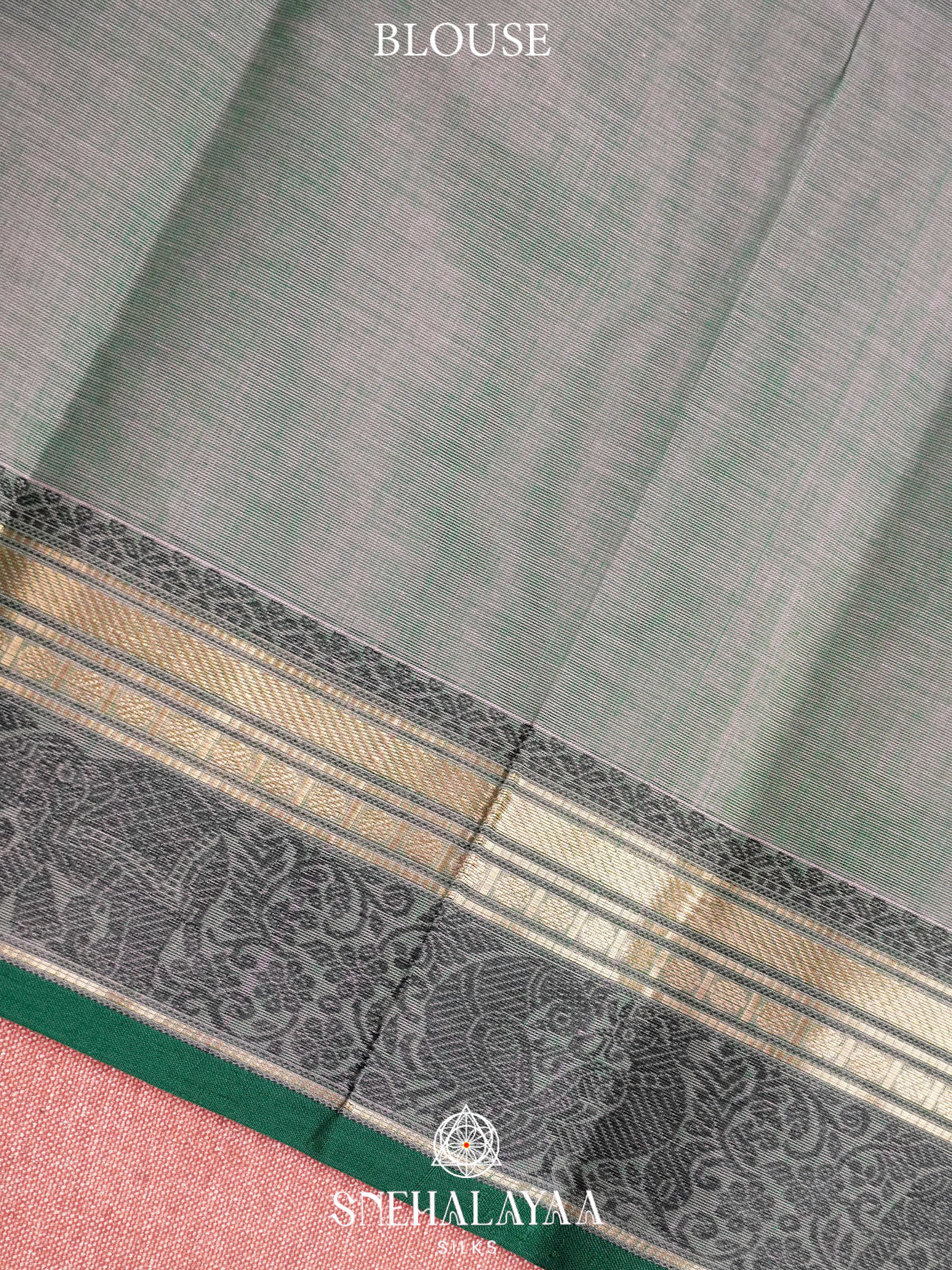 Grey  Kanchi Cotton Saree