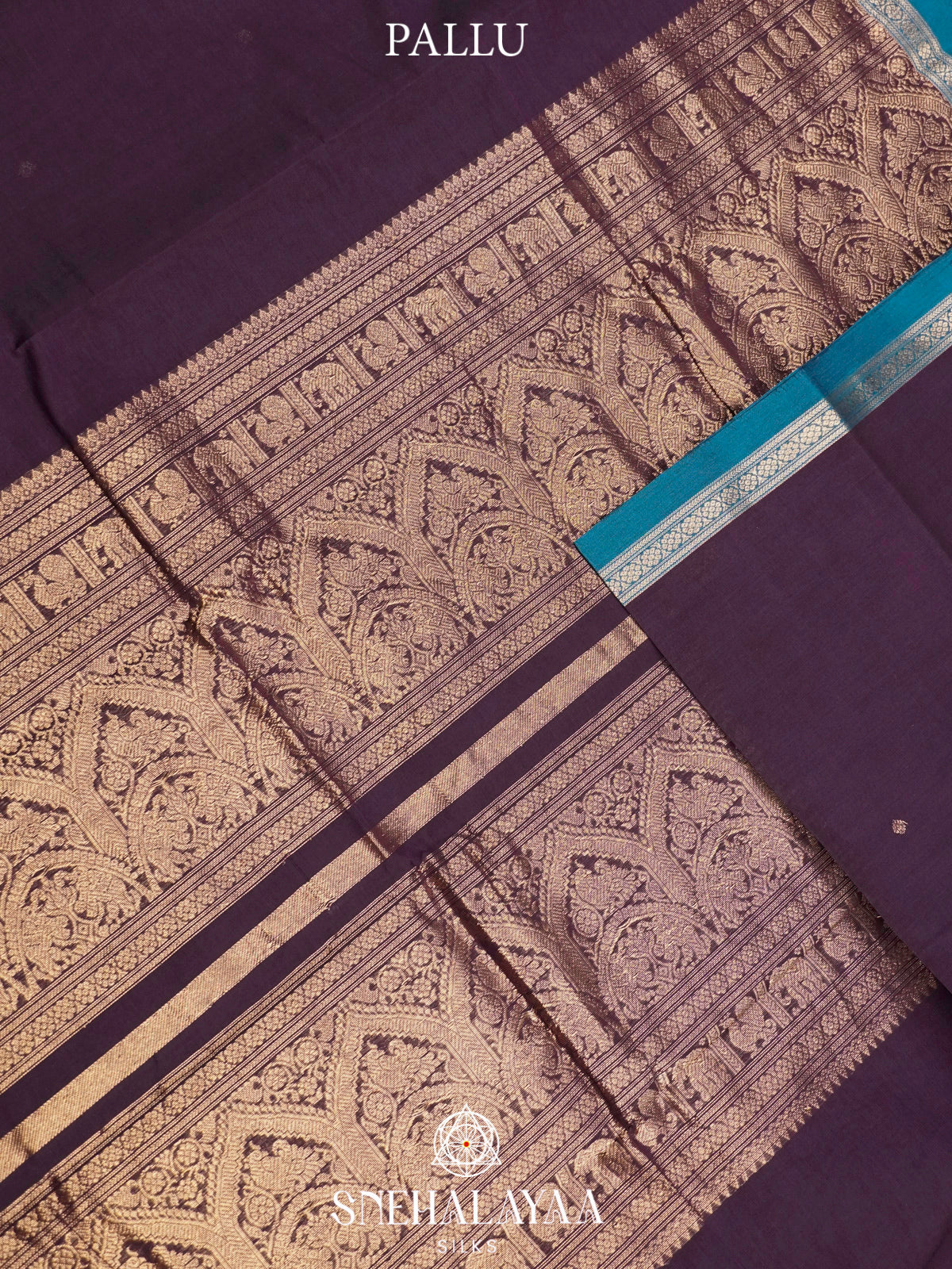 Purple  Kanchi Cotton Saree