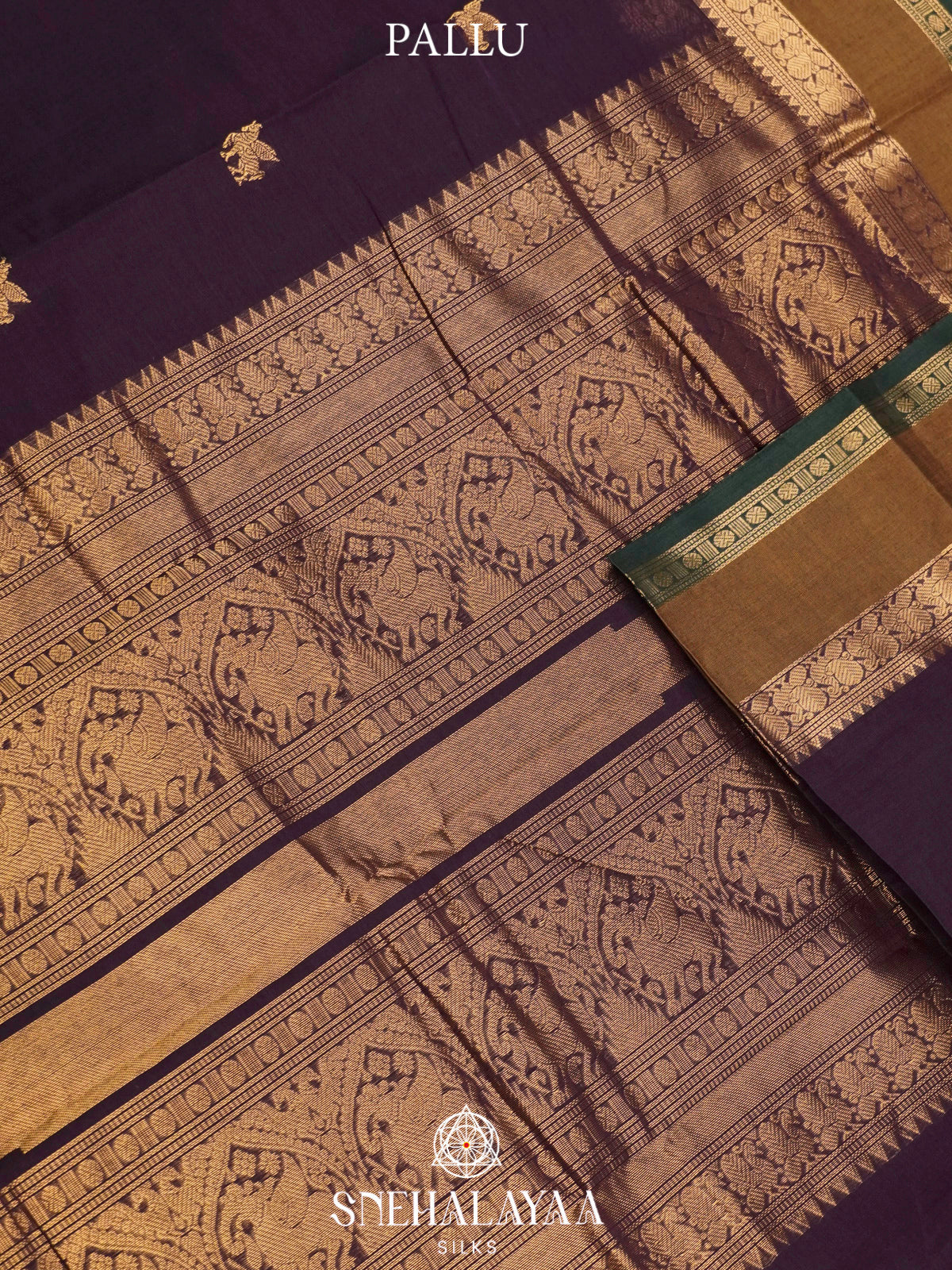 Purple  Kanchi Cotton Saree