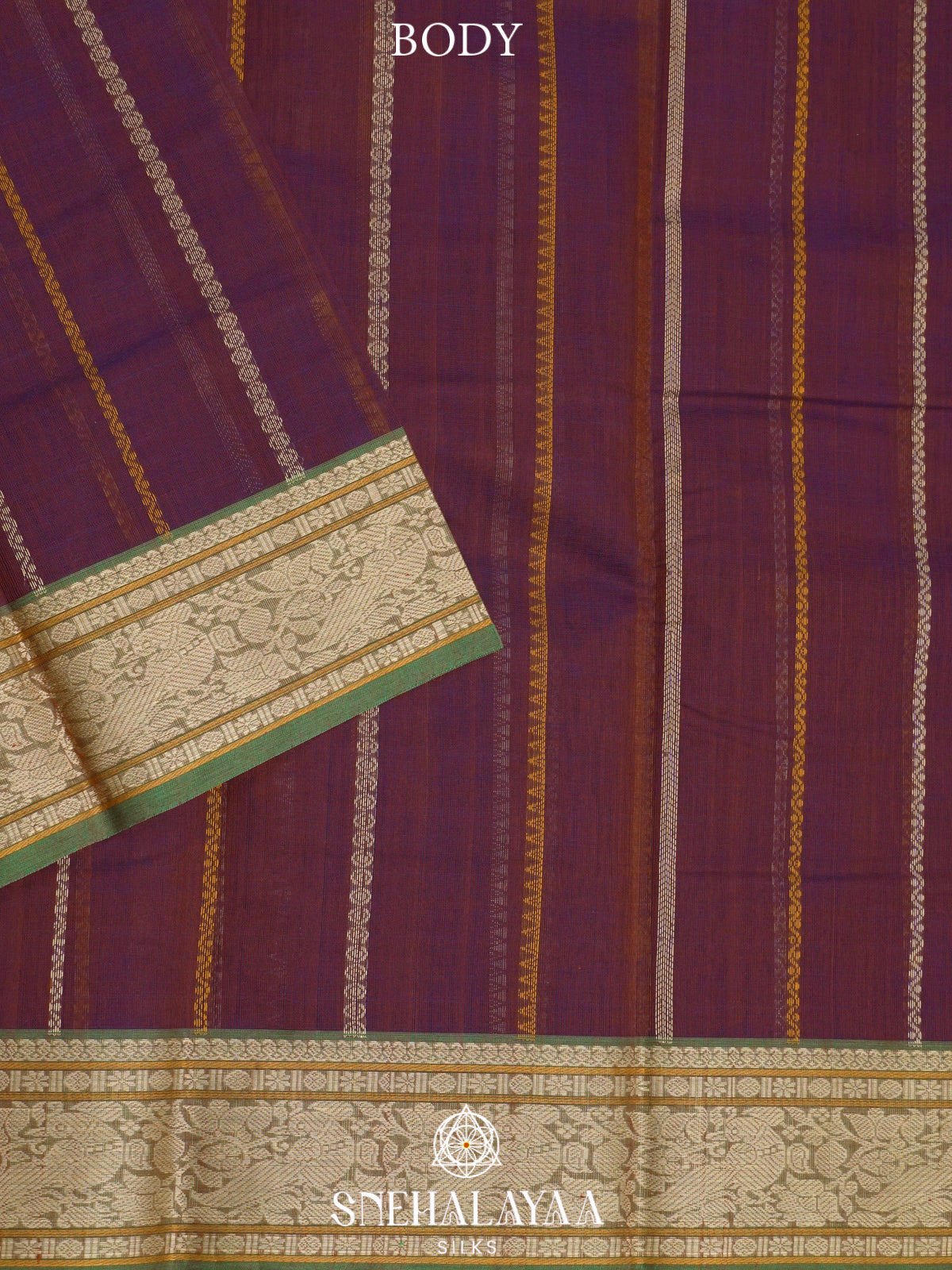 Magenta  Kanchi Cotton Saree