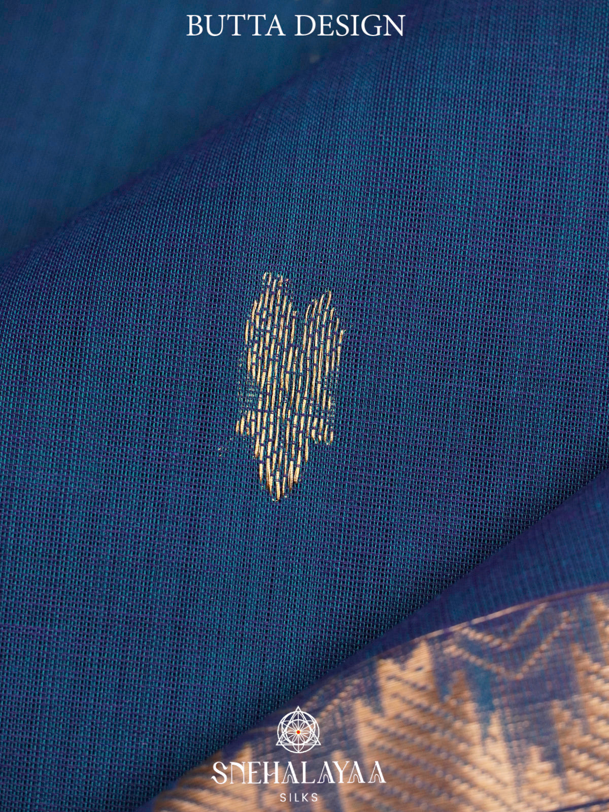 Blue  Kanchi Cotton Saree