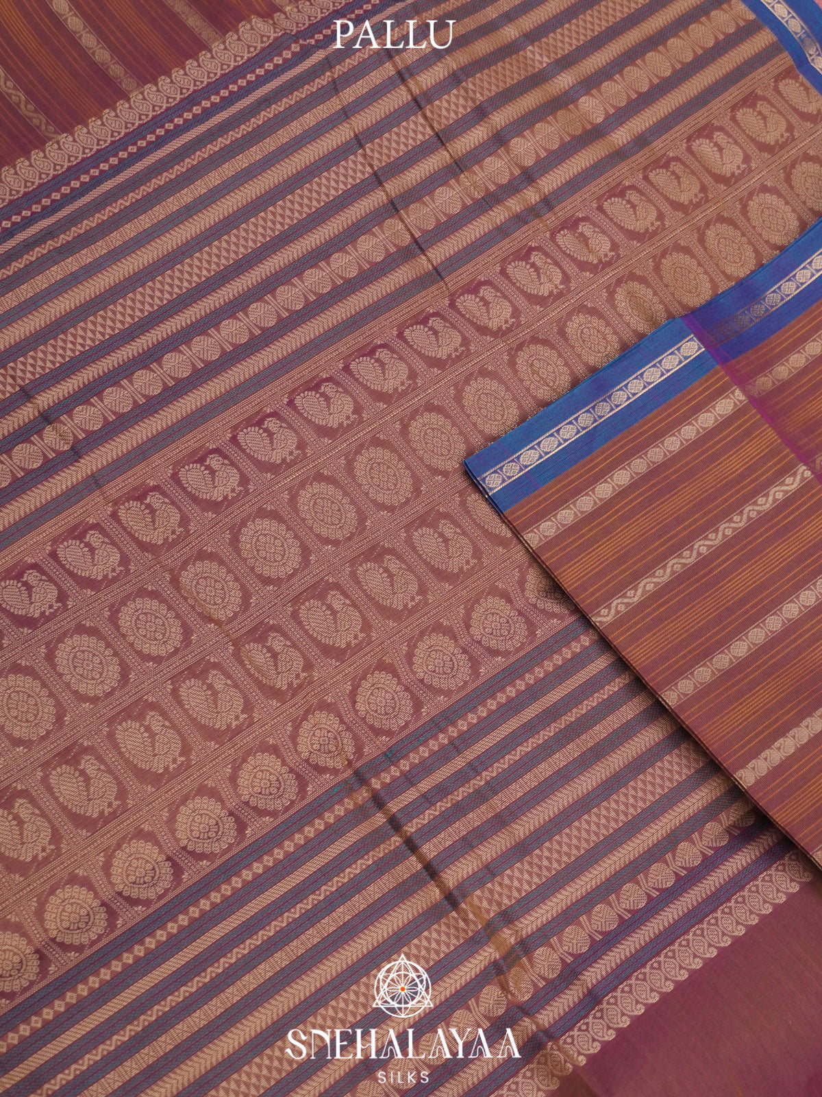 Mauve Pink  Kanchi Cotton Saree