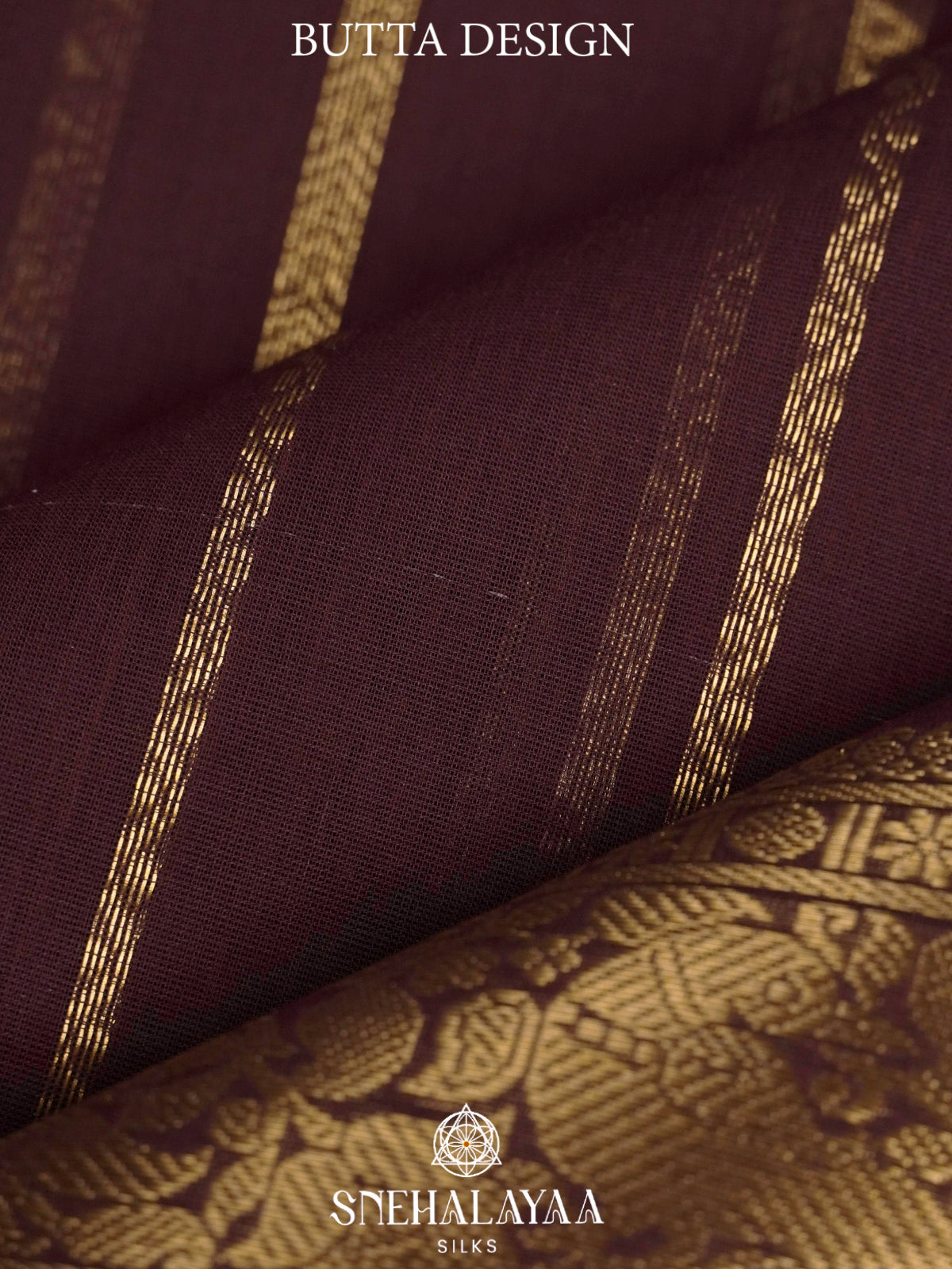 Coffee Brown  Kanchi Cotton Saree